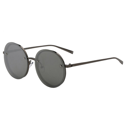 Nou! Ochelari de soare moderni de dama cu lentile rotunde si rama subtire in mai multe culori