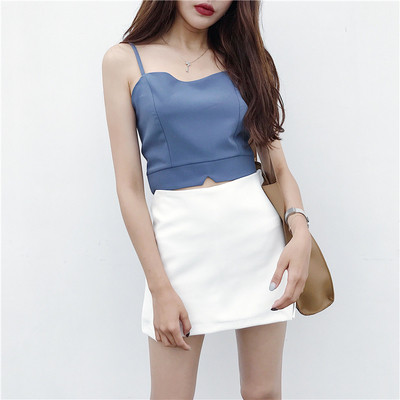 Rövid női melltartó, hátul cipzárral több színben