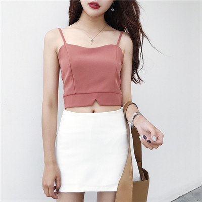 Rövid női melltartó, hátul cipzárral több színben