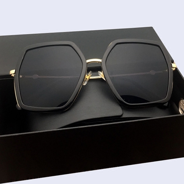 Stílusos női sokszögű szemüveg több színben