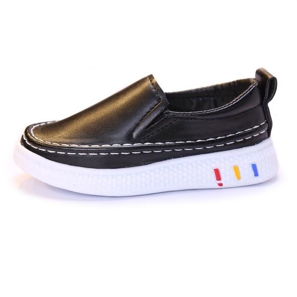 Tenisi pentru copii eleganti pentru fete din piele ecologica in trei culori cu cusatura exterioara