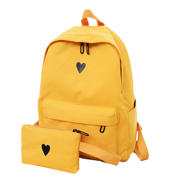 Rucsac de dama cu portofel cu mini aplicatie in mai multe culori