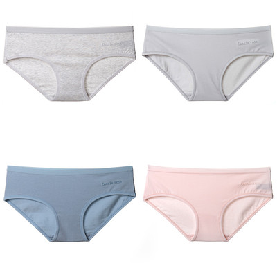 Set bikini dama simpli - 4 buc. cu o inscripție în diferite culori