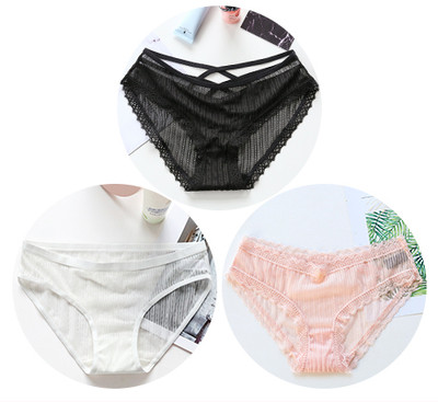 Γυναικείο σετ - 3τμ. γυναικεία μπικίνι σε διάφορα χρώματα και μεγέθη