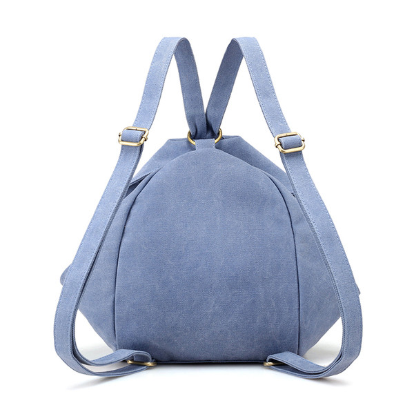 Rucsac elegant pentru femei, curat, în diferite culori, cu bretele duble reglabile