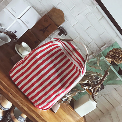 Rucsac de dama in trei culori cu bretele duble late