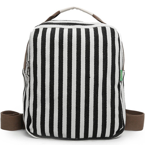 Rucsac de dama in trei culori cu bretele duble late