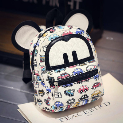 Rucsac mic colorat pentru femei cu imprimare 3D