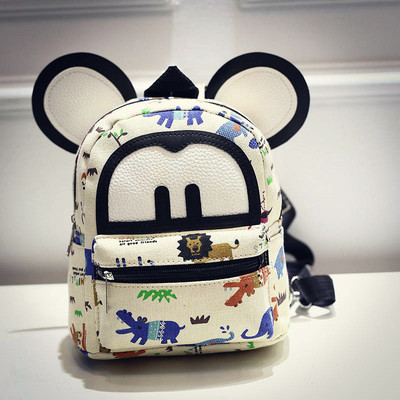 Rucsac mic colorat pentru femei cu imprimare 3D