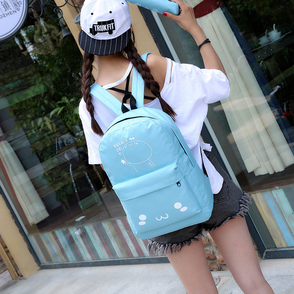 Rucsac de zi cu zi pentru femei in diferite culori cu imprimeu color