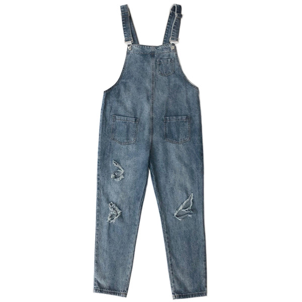 Salopetă casual de damă ruptă