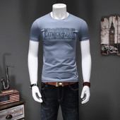 Tricou bărbătesc din bumbac pentru vară - diferite modele