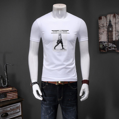 Tricou bărbătesc din bumbac pentru vară - diferite modele