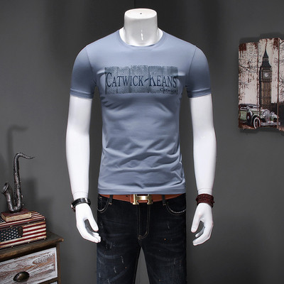 Tricou bărbătesc din bumbac pentru vară - diferite modele