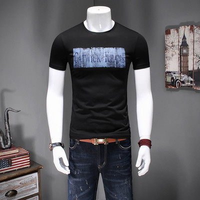 Tricou bărbătesc din bumbac pentru vară - diferite modele