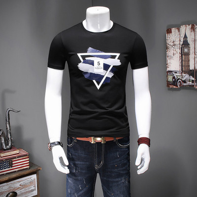 Tricou bărbătesc din bumbac pentru vară - diferite modele