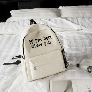 Rucsac de dama in diferite culori cu broderie si inscriptionare