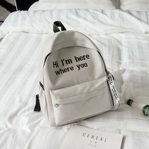 Rucsac de dama in diferite culori cu broderie si inscriptionare