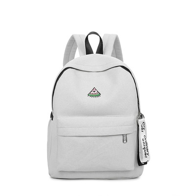 Rucsac de dama in diferite culori cu broderie si inscriptionare