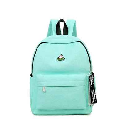 Rucsac de dama in diferite culori cu broderie si inscriptionare