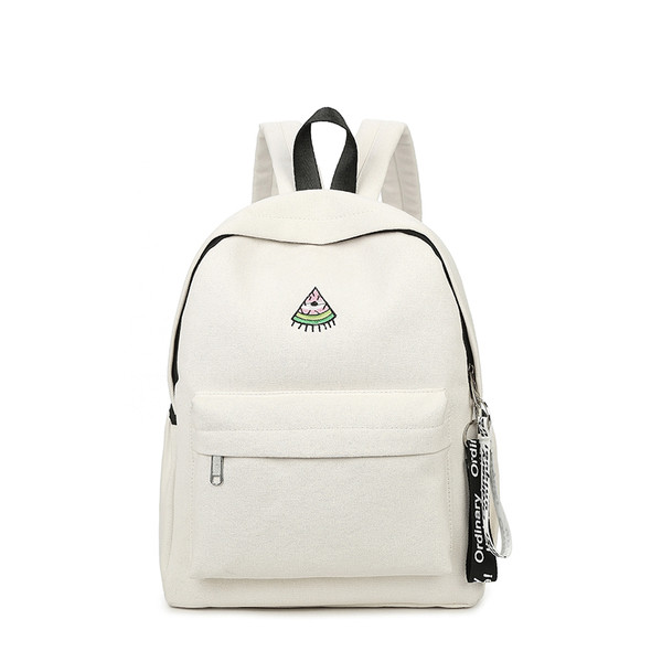 Rucsac de dama in diferite culori cu broderie si inscriptionare