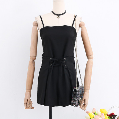 Salopetă elegantă de damă scurtă în trei culori