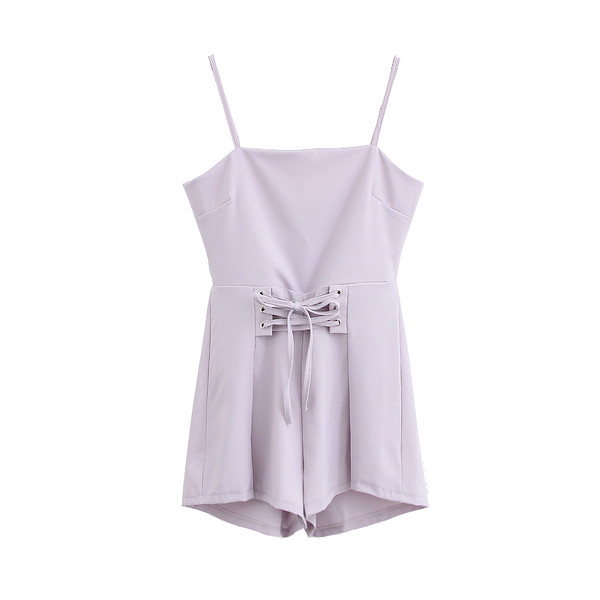 Salopetă elegantă de damă scurtă în trei culori