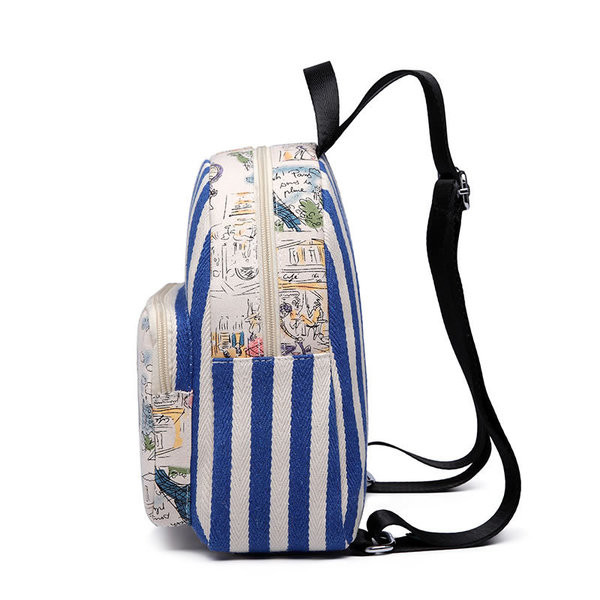 Rucsac de dama cu imprimeu color