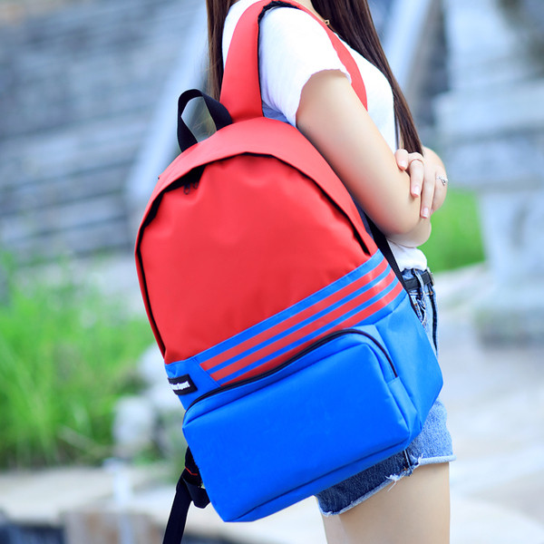 Rucsac de zi cu zi pentru femei în diferite culori, cu bretele largi
