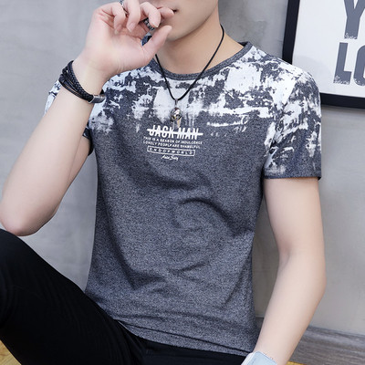 Tricou bărbătesc din bumbac cu mâneci scurte - mai multe modele