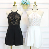 Stílusos női jumpsuit csipkével több színben