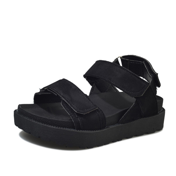 Sandale casual de dama cu platforma cu autocolante