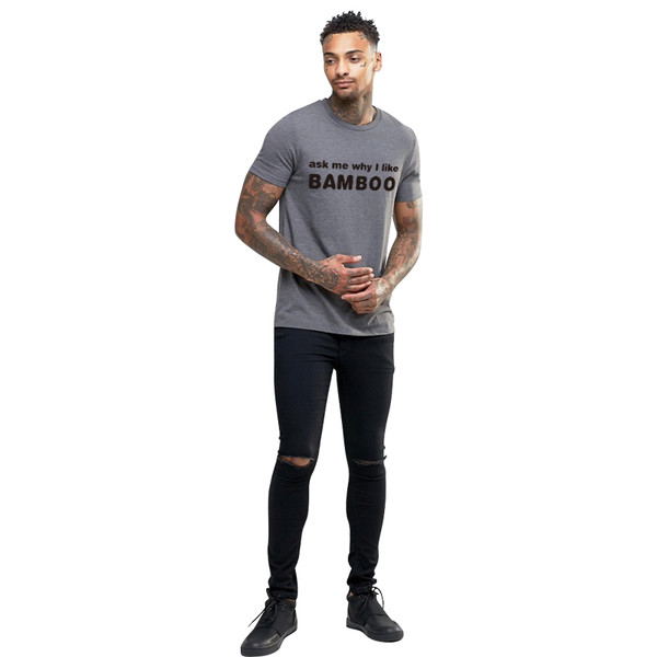 Tricou casual pentru bărbați cu mâneci scurte și inscripție