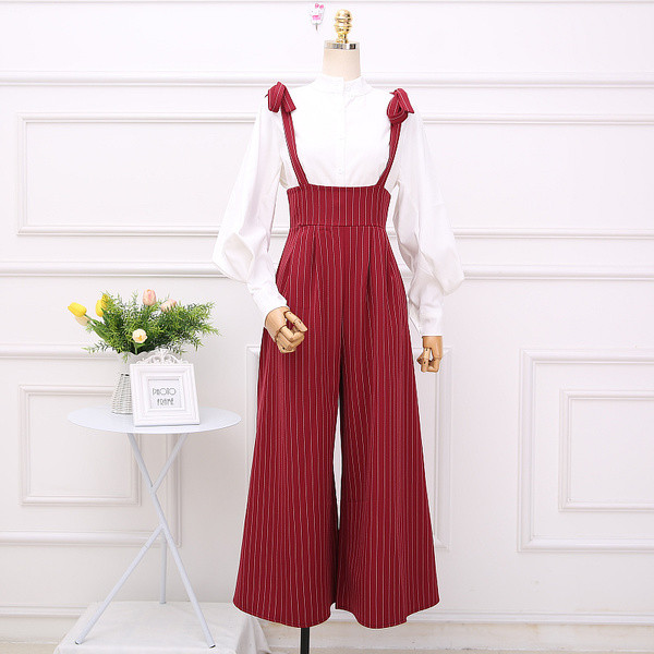 Salopeta casual dama cu talie inalta model lat in mai multe culori