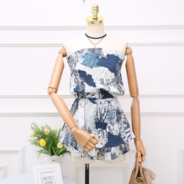 Salopeta dama casual cu motive florale in mai multe culori