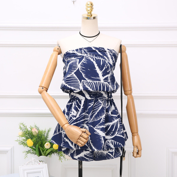 Salopeta dama casual cu motive florale in mai multe culori