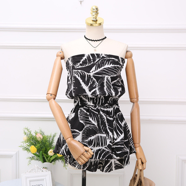 Salopeta dama casual cu motive florale in mai multe culori