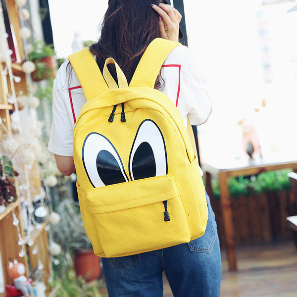 Rucsac de dama cu bretele late in mai multe culori cu aplicatie