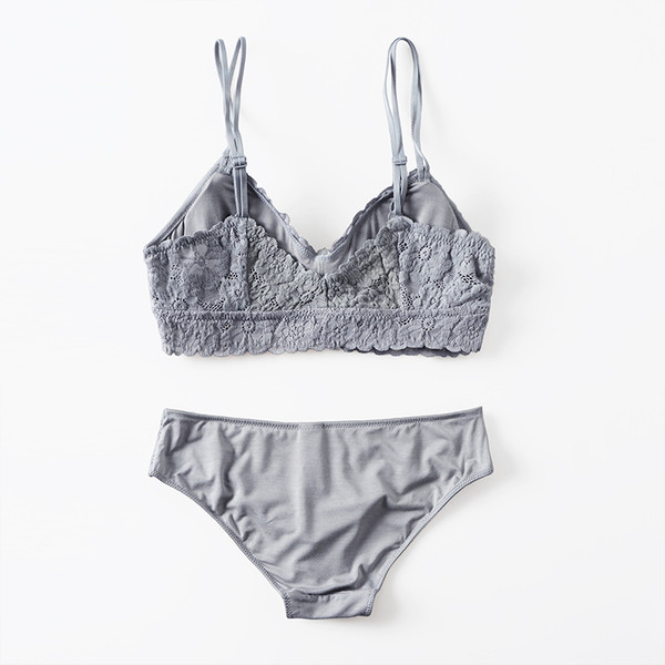 Καθημερινό γυναικέιο σετ εσώρουχα μπικίνι σε δύο χρώματα
