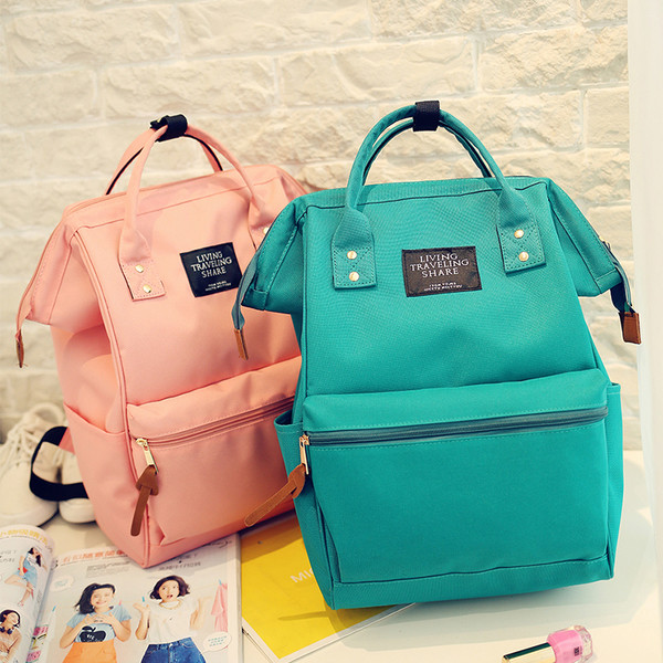 Rucsac de dama in mai multe culori cu manere duble si bretele reglabile