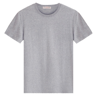 Alkalmi férfi póló rövid ujjal és O-alakú gallérral (különböző modellek)