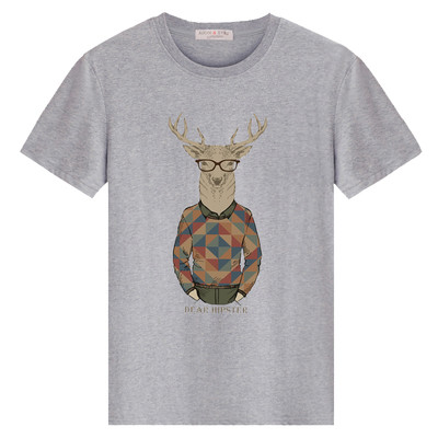 Alkalmi férfi póló rövid ujjal és O-alakú gallérral (különböző modellek)