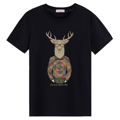 Alkalmi férfi póló rövid ujjal és O-alakú gallérral (különböző modellek)