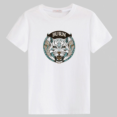 Alkalmi férfi póló rövid ujjal és O-alakú gallérral (különböző modellek)