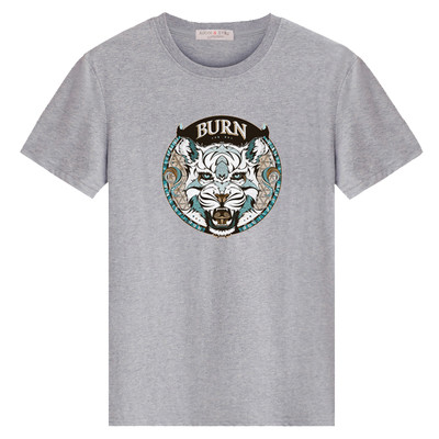 Alkalmi férfi póló rövid ujjal és O-alakú gallérral (különböző modellek)