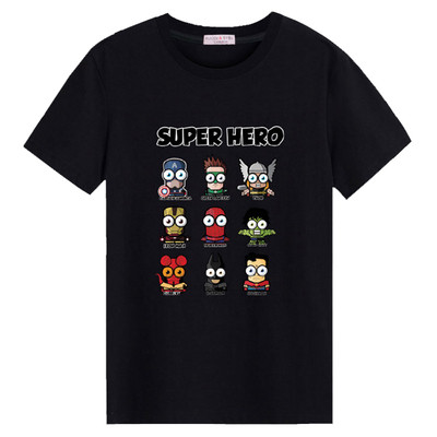 Alkalmi férfi póló rövid ujjal és O-alakú gallérral (különböző modellek)