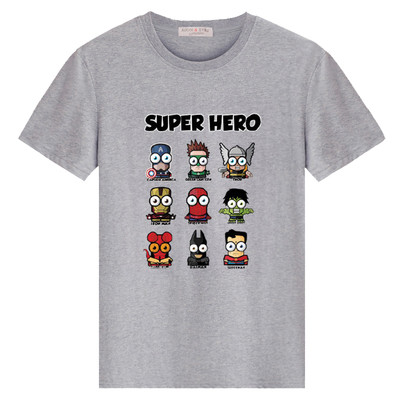 Alkalmi férfi póló rövid ujjal és O-alakú gallérral (különböző modellek)