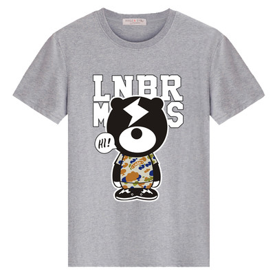 Alkalmi férfi póló rövid ujjal és O-alakú gallérral (különböző modellek)