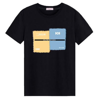 Alkalmi férfi póló rövid ujjal és O-alakú gallérral (különböző modellek)