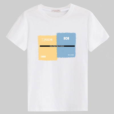 Alkalmi férfi póló rövid ujjal és O-alakú gallérral (különböző modellek)